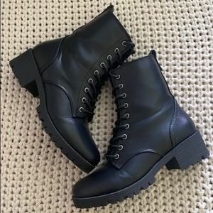 Black Combat Boots